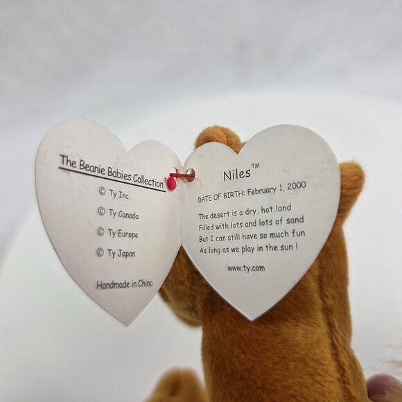 TY Beanie Baby - NILES the Camel (6.5 inch) - Stuffed Animal Toy NWT - Picture 9 of 11